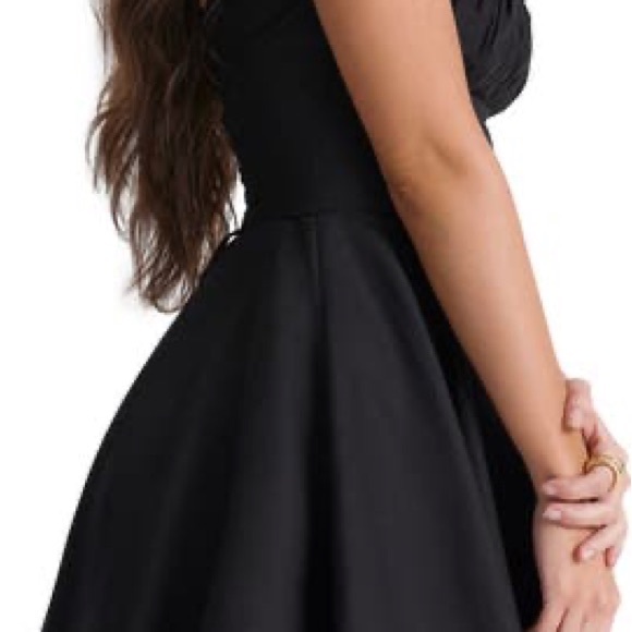 HOUSE OF CB 'Kaia' Black A-Line Mini Dress NWOT - Picture 11 of 12